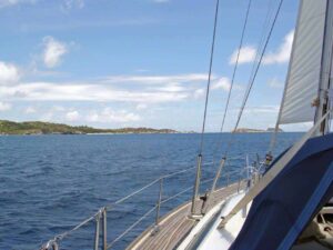 Heading for The Baths