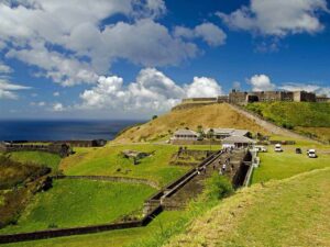 Brimstone Fortress panorama on St. Kitts and Nevis