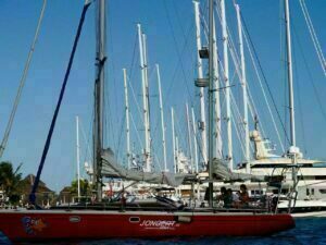 Laura Dekker and 'Guppy'