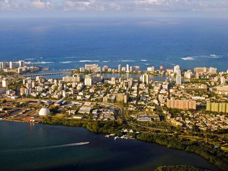Over Puerto Rico
