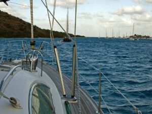Anchored in the North Sound