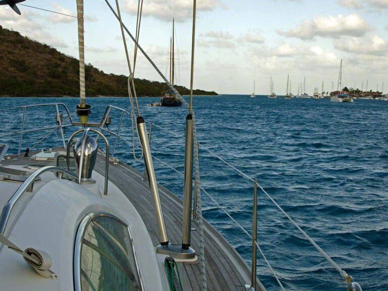 Anchored in the North Sound