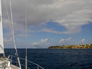 Sailing around St. Kitts