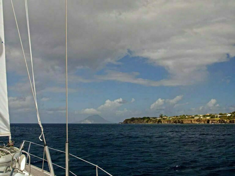 Sailing around St. Kitts
