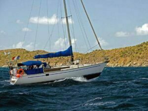 Pounding in rough water