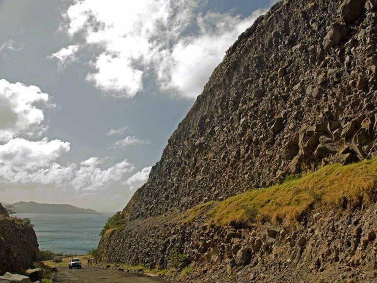 St. Kitts road cut