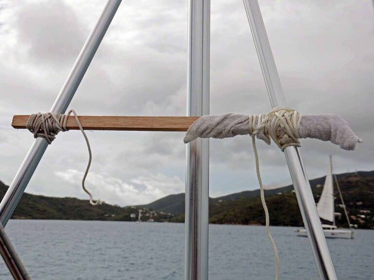 Temp Windgen lashing