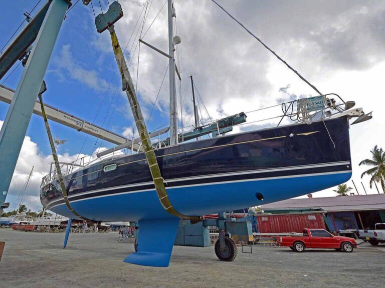 Zanshin I in the Travelift