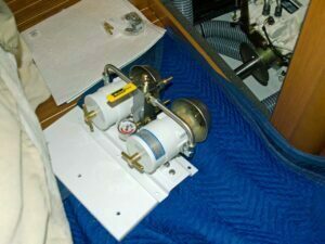 Dual Racor filter installation