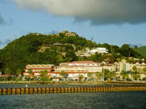 Old Fort St. Louis overlooking Marigot