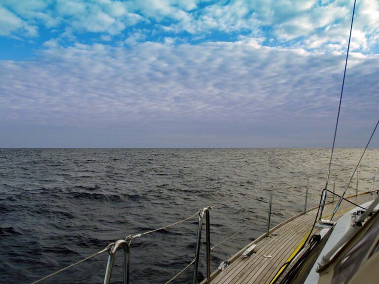 Nothing but seas and clouds