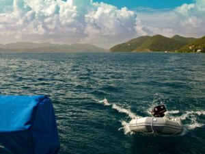 Calm waters in the Sir Francis Drake