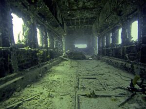 Fuselage inside view
