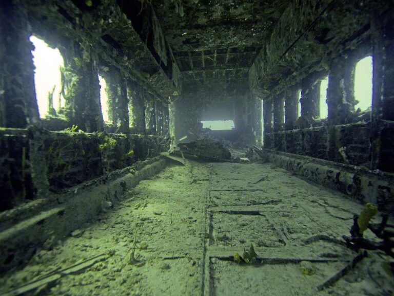Fuselage inside view