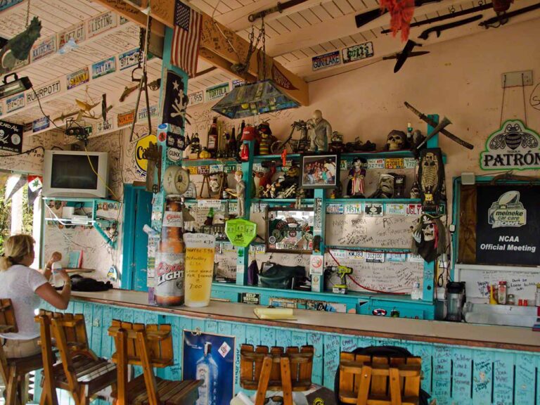 Corsair's bar during the day