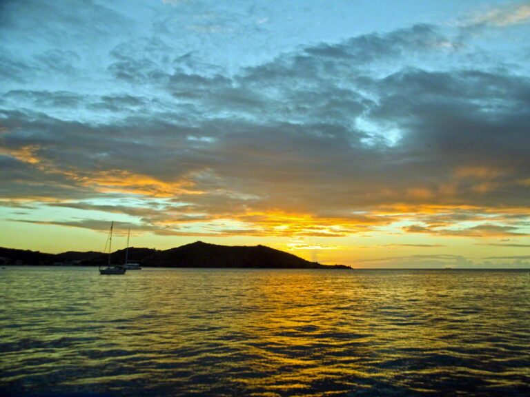 Post-sunset at Grand Case