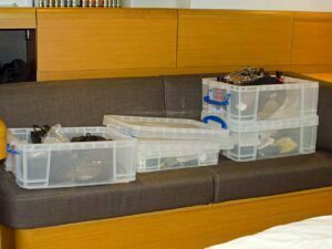 Packing away the camera gear