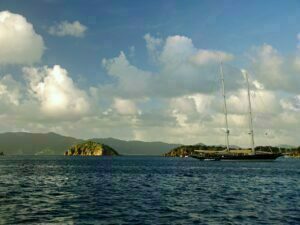 Sun setting over the Bight