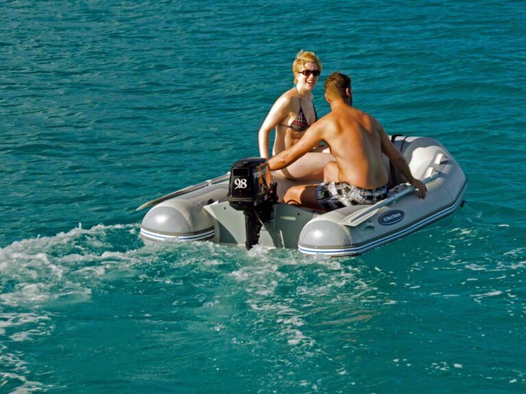 Rob and Nat first dinghy solo