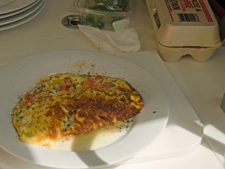 Buffalo Mozarrella Omelette