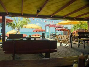 Calmos Cafe in Grand Case