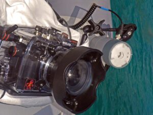 Ikelite housing prior to immersion