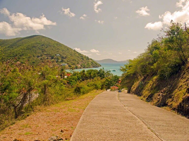 Jost van Dyke steep road