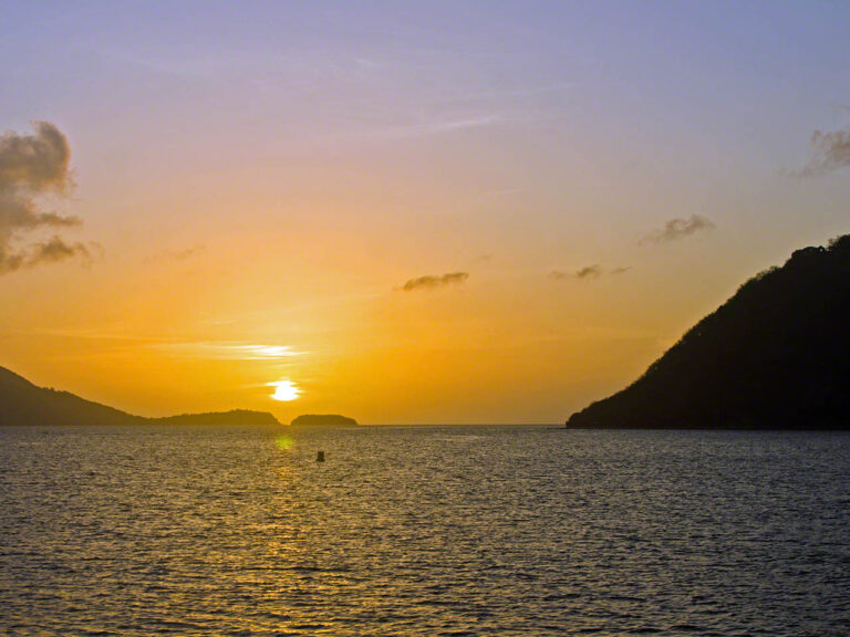 Day ending at Iles des Saintes