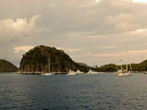 Anse a Cointe and the Sugarloaf