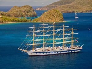 Star Clipper at anchor