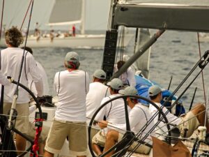 Concentration while checking the line