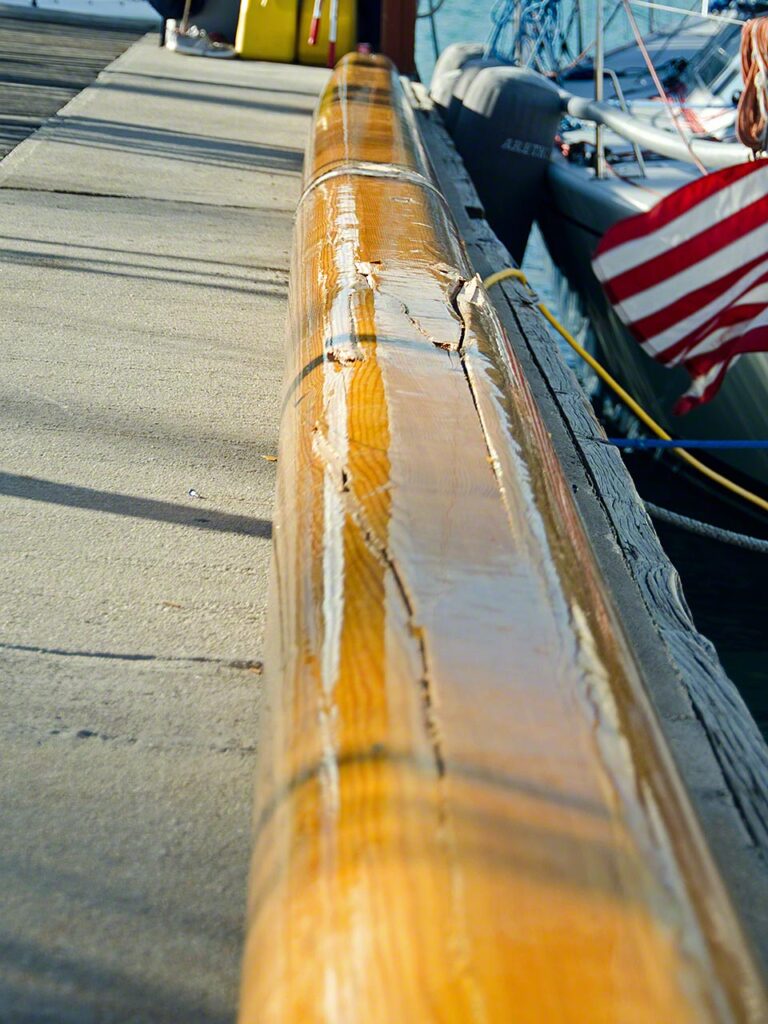 Blue Peter broken mast