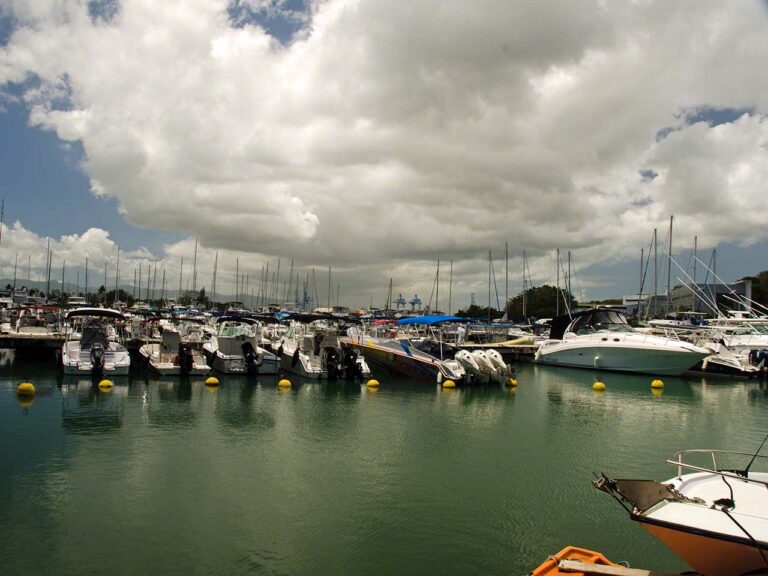 Motorboat section at Marina bas du Fort