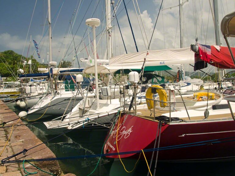 Three of the racing yachts from my division