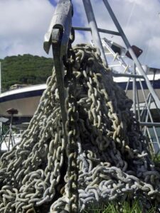 Chain on the ground