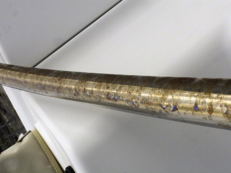 Rust on Bimini tubing