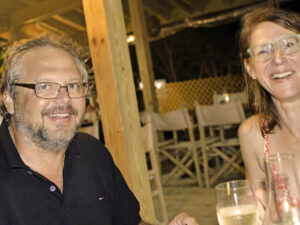 Dinner at Pirates with the Petra and Michael