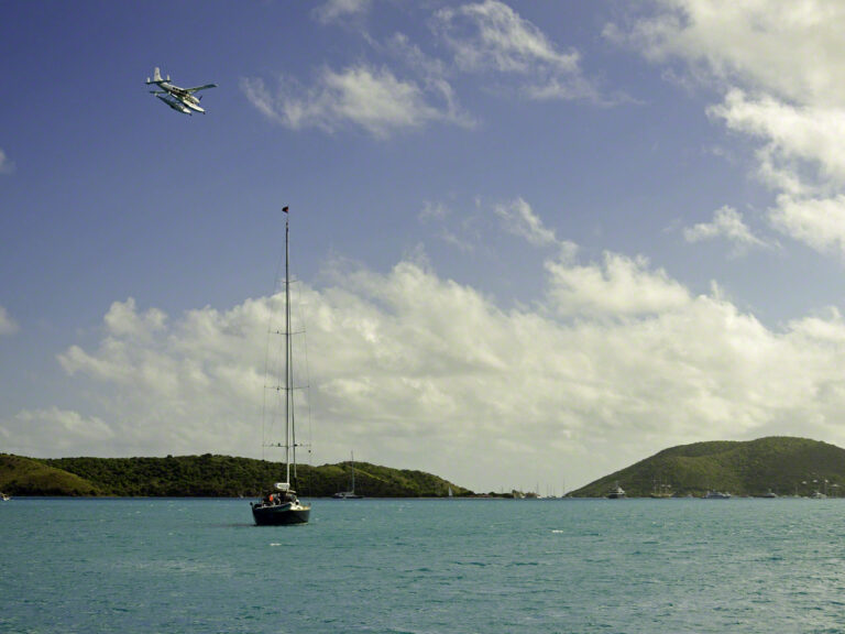 Floatplane on final approach