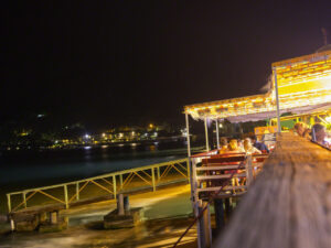 Dinghy dock in Grand Case on St. Martin