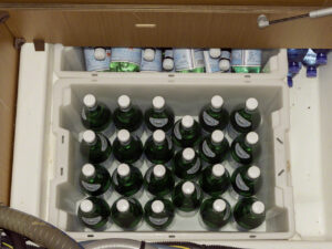 Galley storage on Zanshin