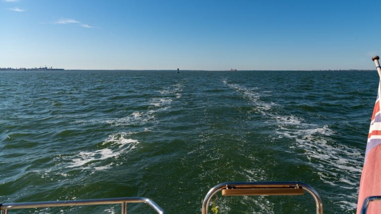 Motiring up the channel