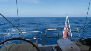 Flat seas and no wind