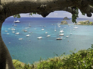 Gustavia exterior anchorage on Saint Barthélemy (St. Barths)