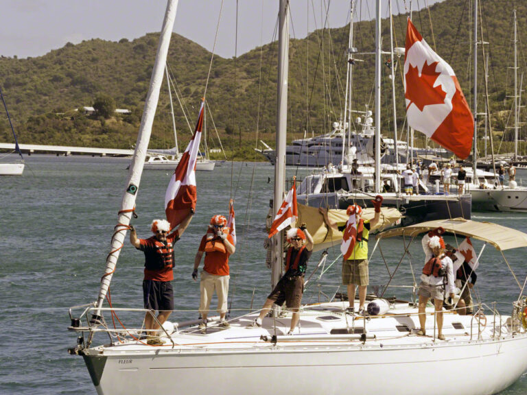 Canadians giving a show