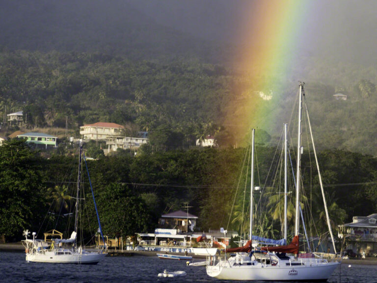 Blue Bay restaurant rainbow