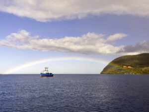 Morning rainbow Cabrits
