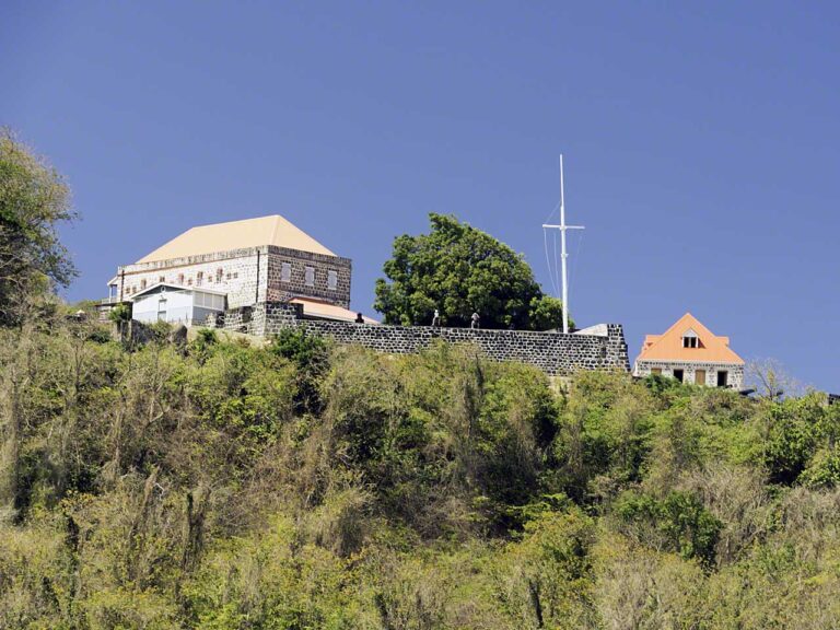Fort Shirley seen from belows