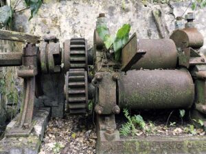 Cane crushing mill on St. Kitts and Nevis