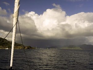 Rainclouds fast approaching