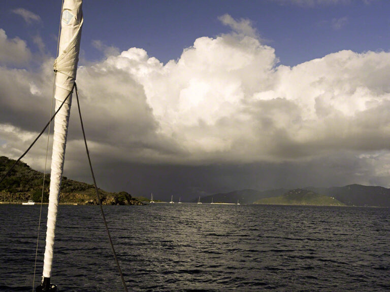 Rainclouds fast approaching